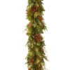 National Tree Company Decorative Collection 6 Ft. Juniper Mix Pine Garland With Warm White LED Lights-DC13-113L-6B-1S 300330534
