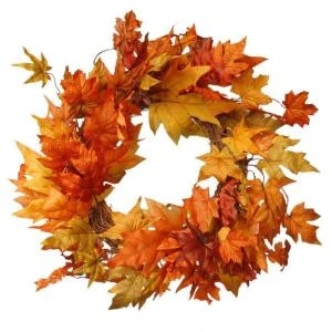 National Tree Company Harvest Accessories 24 In. Artificial Wreath With Maples-RAHV-SW060135A 207123482 1 National Tree Company Harvest Accessories 24 In. Artificial Wreath With Maples-RAHV-SW060135A 207123482