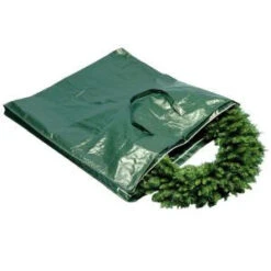 National Tree Company Heavy Duty Wreath And Garland Storage Bag With Handles And Zipper-Fits Up To 4 Ft.-S-A-WBAG1 100649177