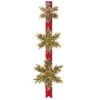 National Tree Company Pre-Lit Glittery Bristle Pine Triple 77 In. Artificial Snowflake Door Hang-GB1-300LT-18S-B 300154658