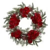 Nearly Natural 22 In. Orchid, Berry And Pine Holiday Artificial Wreath-4884 206585521
