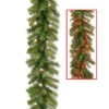 Norwood Fir 9 Ft. Garland With Battery Operated Dual Color LED Lights-NF-304D-9AB-1 300330647
