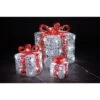 Novolink 10 In. 66 White LED Decorative Gift Box Set (3-Count)-AS-PK3 206455921