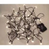 Novolink 35 Ft. 100-Light Cool White LED Built-in Timer Decorative Battery String Light-SL-CW100 206455904