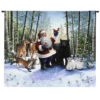 Pure Country Weavers 25.5 In. X 31 In. Santa In The Forest Jacquard Woven Wall Hanging-2395-WH 206814752