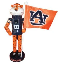 Santa's Workshop 12 In. Auburn Mascot Nutcracker With Flag-AUT092 207147044