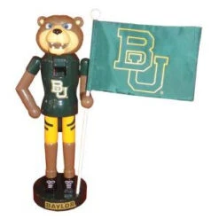 Santa's Workshop 12 In. Baylor Mascot Nutcracker With Flag-BAB092 207147058