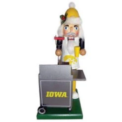 Santa's Workshop 12 In. Iowa Hawkeyes Tailgating Nutcracker-IAH060 206174475