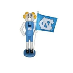 Santa's Workshop 12 In. NC Tarheels Mascot Nutcracker With Flag-NCT092 207149245