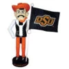 Santa's Workshop 12 In. OK State Mascot Nutcracker With Flag-OKC092 207149264