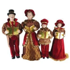 Santa's Workshop 27 In. To 37 In. Victorian Carolers With Songbooks (Set Of 4)-4054 207146612