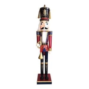 Santa's Workshop 60 In. Royal Bugler Nutcracker With Bugle-70910 207146888 1 Santa's Workshop 60 In. Royal Bugler Nutcracker With Bugle-70910 207146888