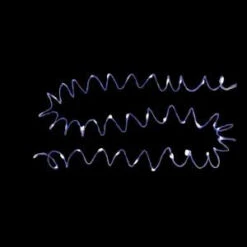 Starlite Creations 12 Ft. Pre-Lit LED Battery Operated Blue Single Braided Garland (Bundle Of 2)-BR04-1B012-A1B 202938524