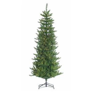 Sterling 7.5 Ft. Pre-Lit Narrow Augusta Pine Artificial Christmas Tree With Clear Lights-5610--75C 206482487 1 Sterling 7.5 Ft. Pre-Lit Narrow Augusta Pine Artificial Christmas Tree With Clear Lights-5610--75C 206482487