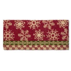 TAG Estate Snowflake 18 In. X 40 In. Coir Mat-TAG95791 300225475