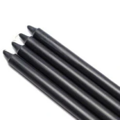 Zest Candle 10 In. Black Straight Taper Candles (12-Set)-CEZ-103 203362899