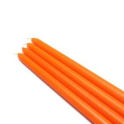Zest Candle 12 In. Orange Taper Candles (12-Set)-CEZ-070 203362866