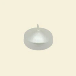 Zest Candle 1.75 In. Pearl White Floating Candles (Box Of 24)-CFZ-077 203362994