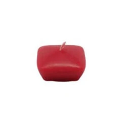 Zest Candle 1.75 In. Red Square Floating Candles (12-Box)-CFZ-117 203363033