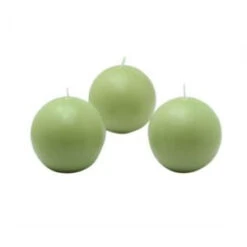 Zest Candle 2 In. Sage Green Ball Candles (12-Box)-CBZ-010 203362759