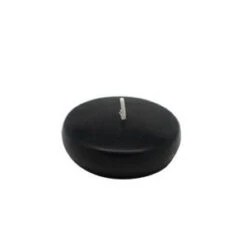 Zest Candle 2.25 In. Black Floating Candles (Box Of 24)-CFZ-042 203362959