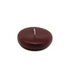 Zest Candle 2.25 In. Brown Floating Candles (Box Of 24)-CFZ-041 203362958