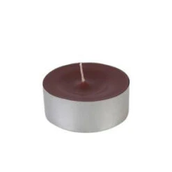 Zest Candle 2.25 In. Brown Mega Oversized Tealights (12-Box)-CTM-011 203363083