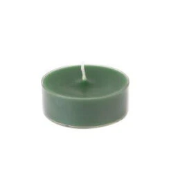 Zest Candle 2.25 In. Hunter Green Mega Oversized Tealights (12-Box)-CTM-028 203363094