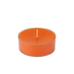 Zest Candle 2.25 In. Orange Mega Oversized Tealights (12-Box)-CTM-023 203363089 1 Zest Candle 2.25 In. Orange Mega Oversized Tealights (12-Box)-CTM-023 203363089