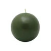 Zest Candle 4 In. Hunter Green Ball Candles (2-Box)-CBZ-033 203362782